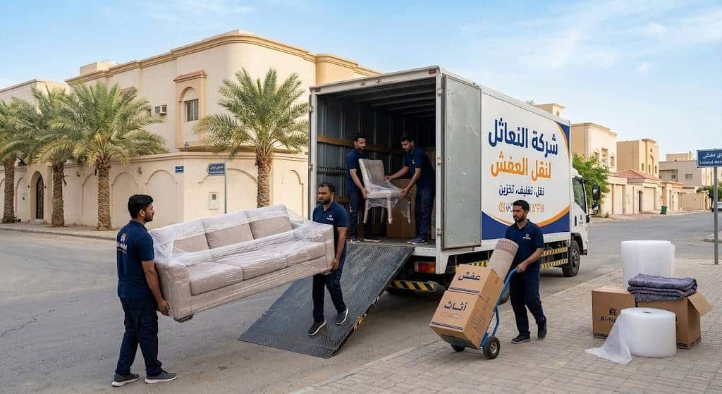 شركة نقل عفش في حي النعاثل بالأحساء | خدمات نقل آمنة ومضمونة