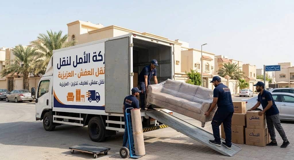 شركة نقل عفش في حي العزيزية | خدمات نقل آمنة ومضمونة